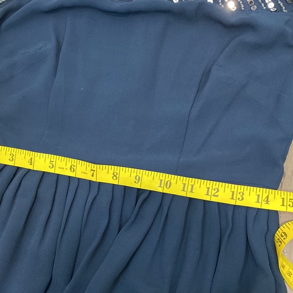 Maya Deluxe maternity dress sequins formal‎ navy blue - Picture 9 of 10